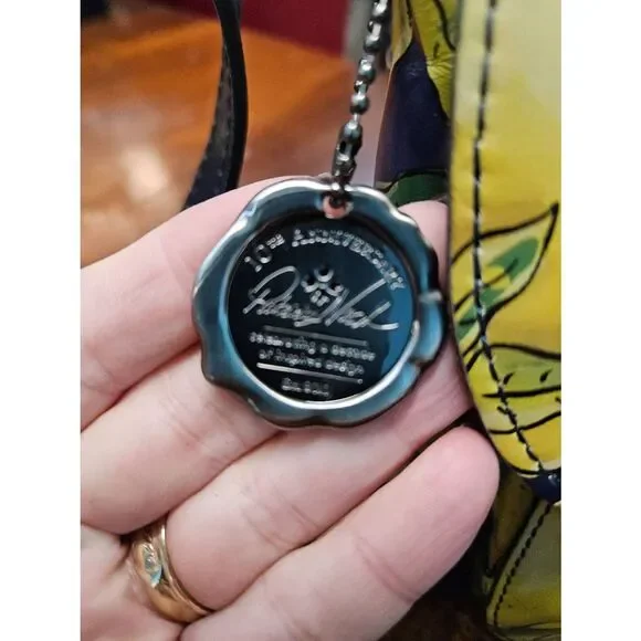 Patricia Nash Leandra Lemon Crossbody Bag Leather Limon - Picture 6 of 11